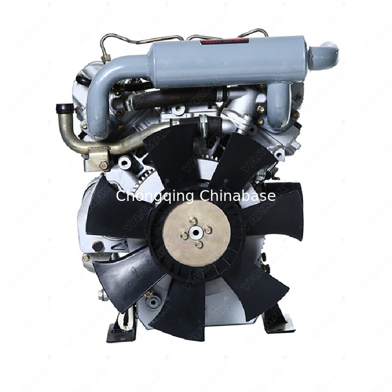Wassergekühlter Dieselmotor, geräuscharm, 2V80, 17,6 PS, 13,0 kW, V-Twin-4-Takt