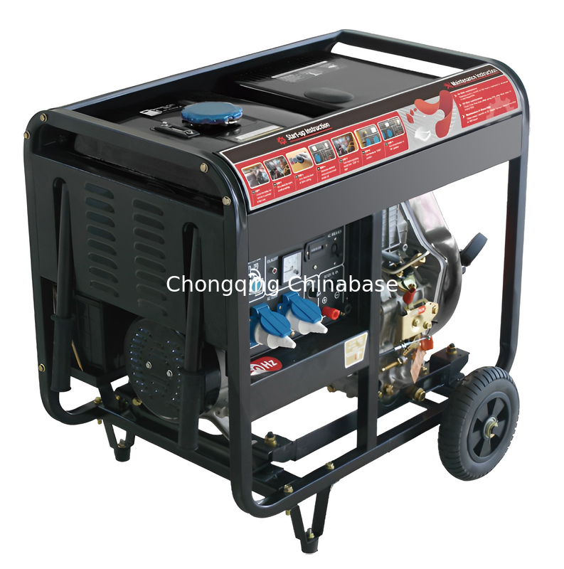 YM9700E 532 ml kleiner Dieselgenerator 7,0 kW 6,5 kW dieselbetriebener tragbarer Generator
