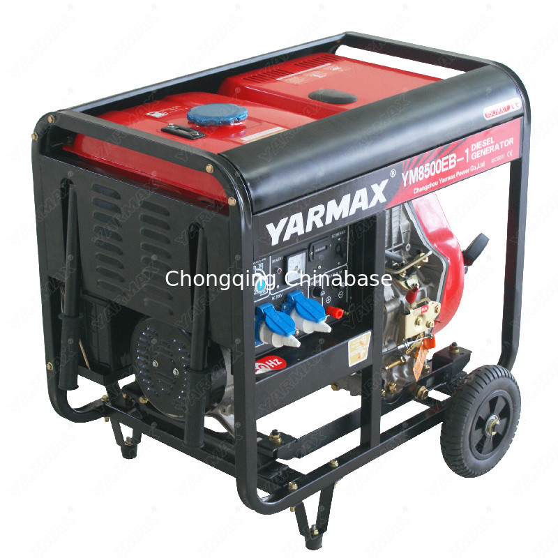 5,5 kW einphasiger tragbarer Diesel-Schweißgenerator YM8700 25 A 50–180 A 25–30 V